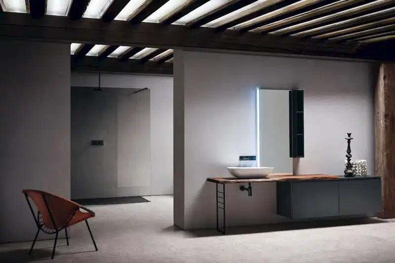 JACANA JA28 - Mobile luxury arredo bagno L.240 cm personalizzabile COMPAB