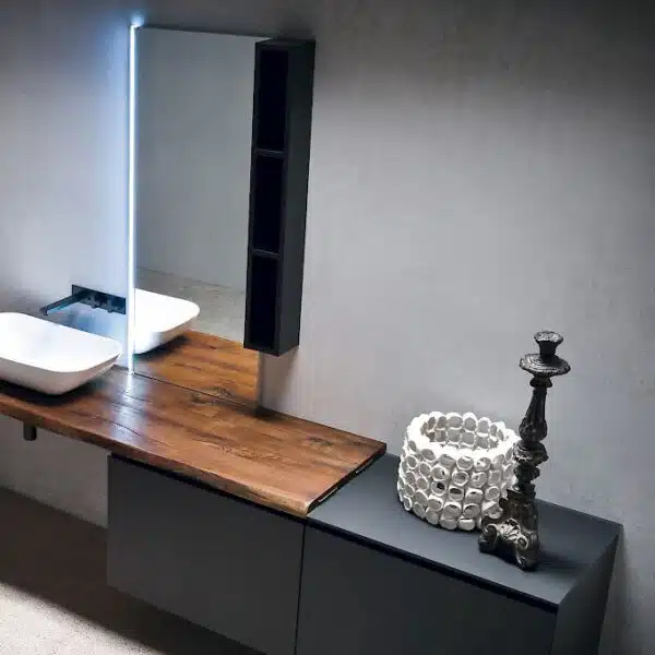 JACANA JA28 - Mobile luxury arredo bagno L.240 cm personalizzabile COMPAB