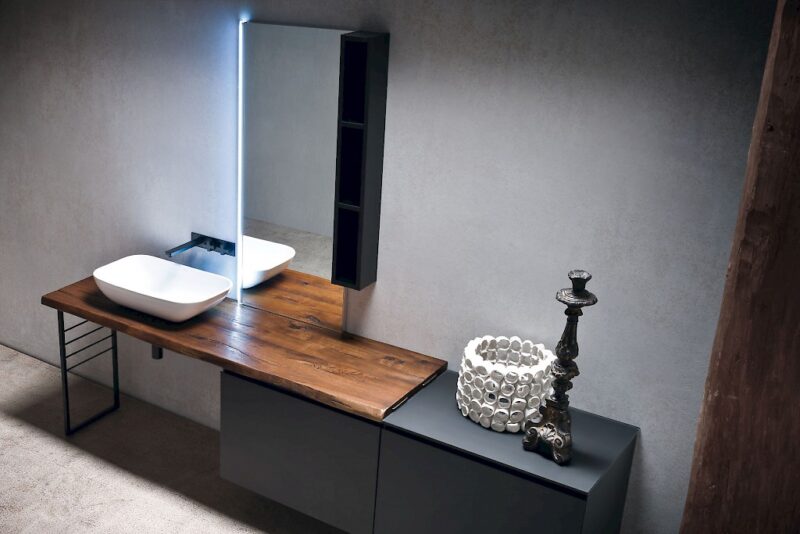 JACANA JA28 - Mobile luxury arredo bagno L.240 cm personalizzabile COMPAB