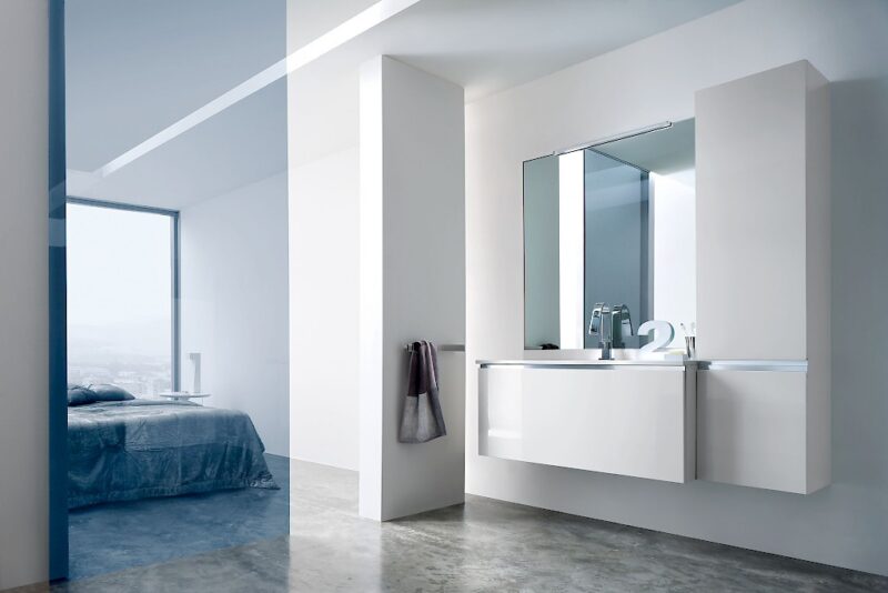JACANA JA3 - Mobile luxury arredo bagno L.131 cm personalizzabile COMPAB
