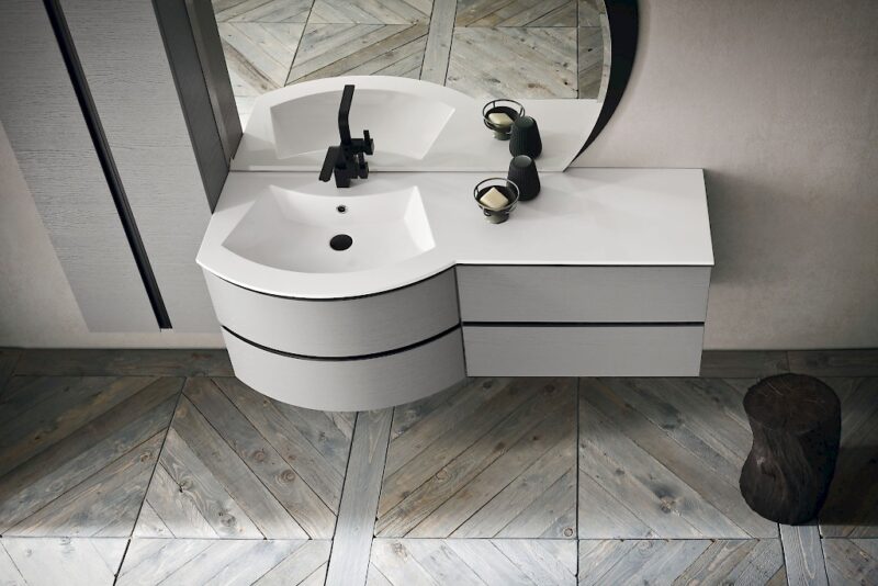 JACANA JA30 - Mobile luxury arredo bagno L.191 cm personalizzabile COMPAB