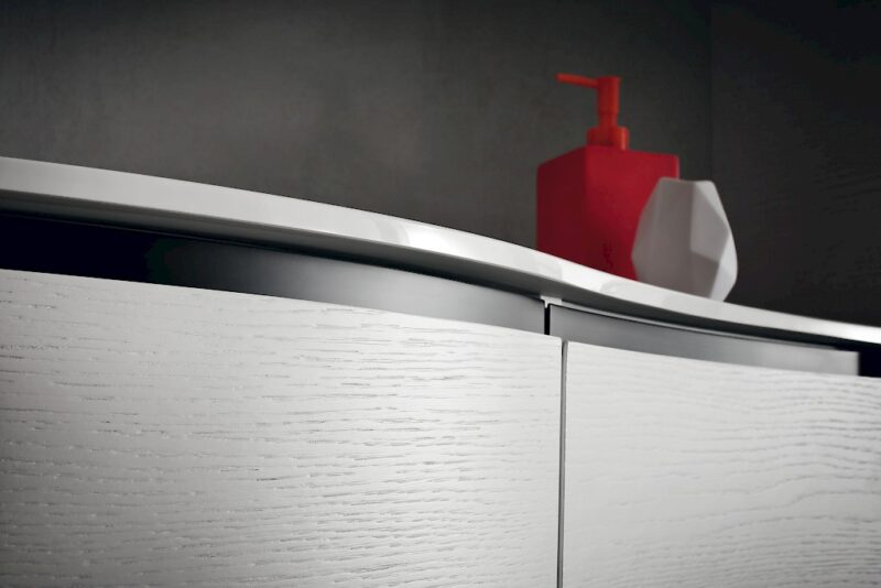 JACANA JA31 - Mobile luxury arredo bagno L.247+216 cm personalizzabile COMPAB