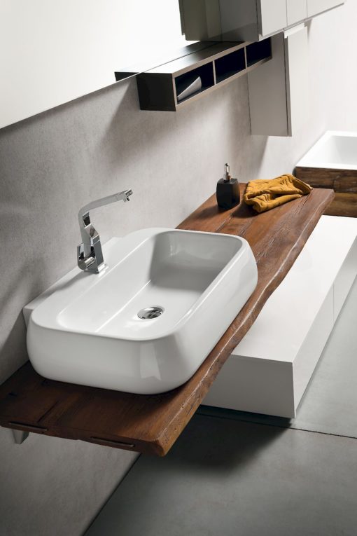 JACANA JA32 - Mobile luxury arredo bagno L.170+165 cm personalizzabile COMPAB