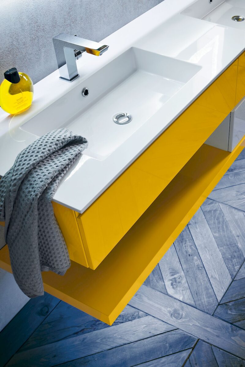 JACANA JA34 - Mobile luxury arredo bagno L.286 cm personalizzabile COMPAB
