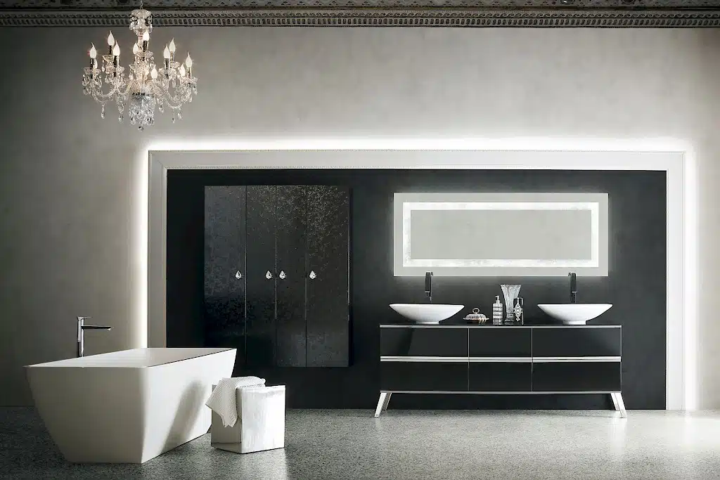JACANA JA36 - Mobile luxury arredo bagno L.196 cm personalizzabile COMPAB