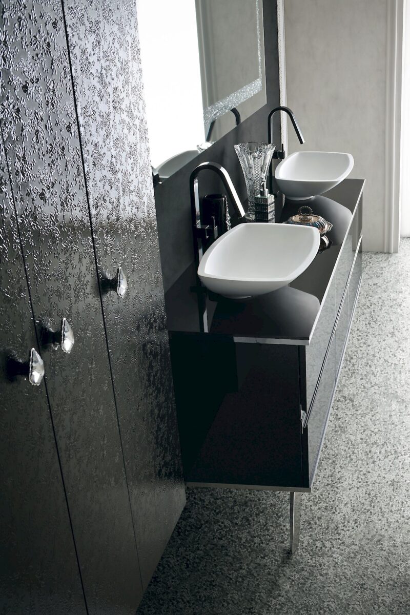 JACANA JA36 - Mobile luxury arredo bagno L.196 cm personalizzabile COMPAB