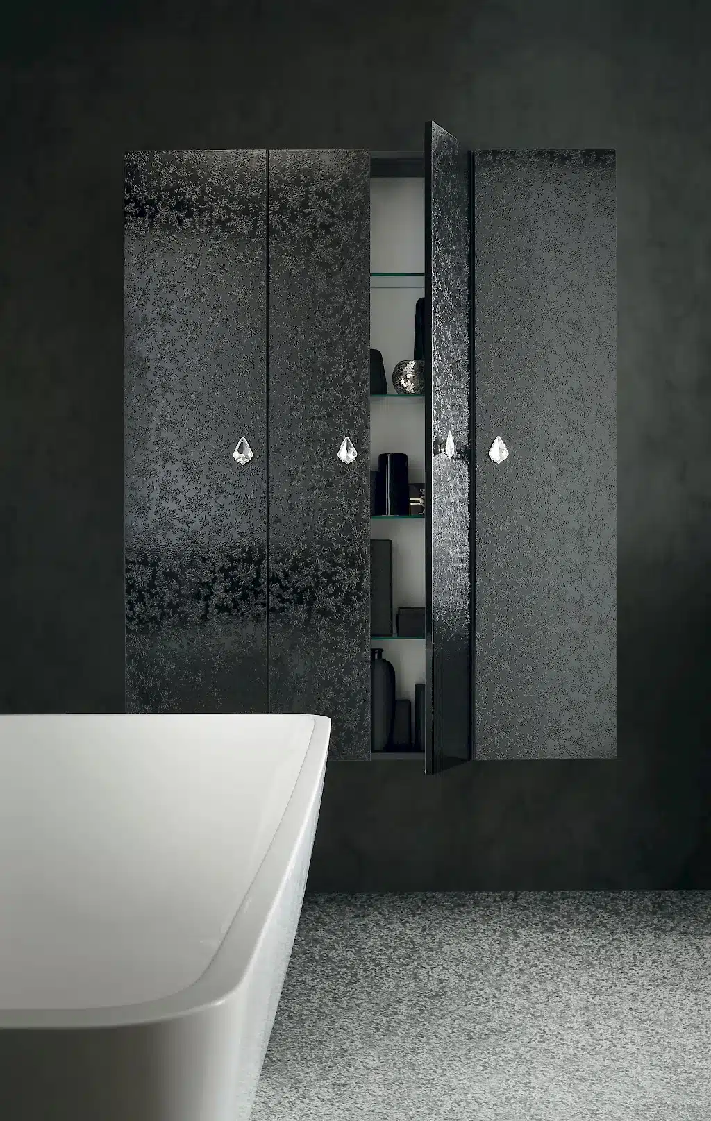 JACANA JA36 - Mobile luxury arredo bagno L.196 cm personalizzabile COMPAB