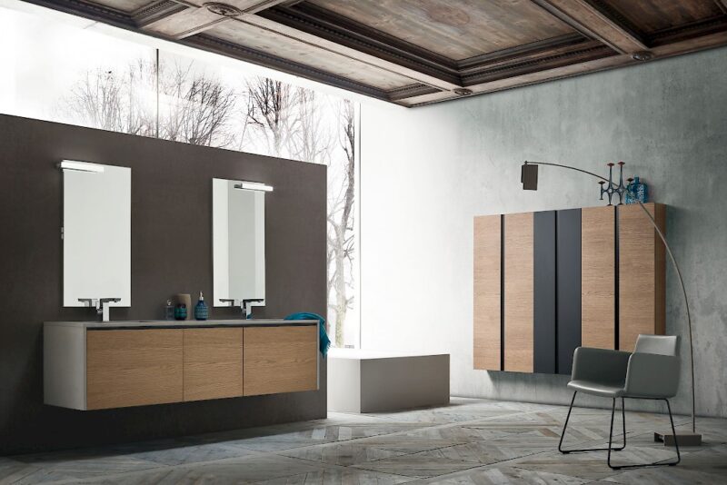 JACANA JA40 - Mobile luxury arredo bagno L.194,4 cm personalizzabile COMPAB