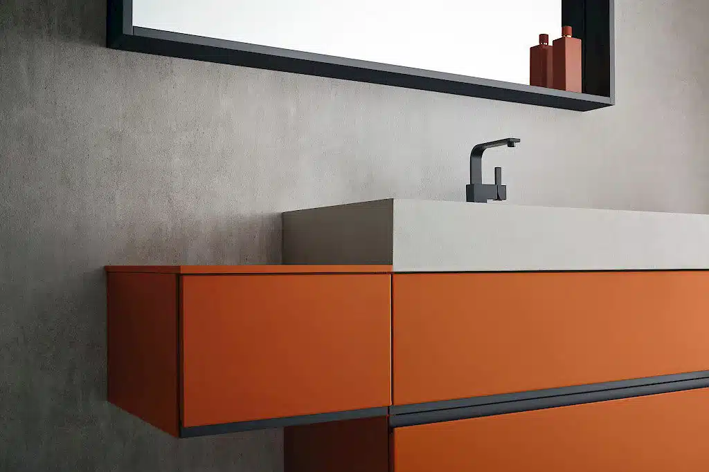 JACANA JA42 - Mobile luxury arredo bagno L.155,5+50 cm personalizzabile COMPAB