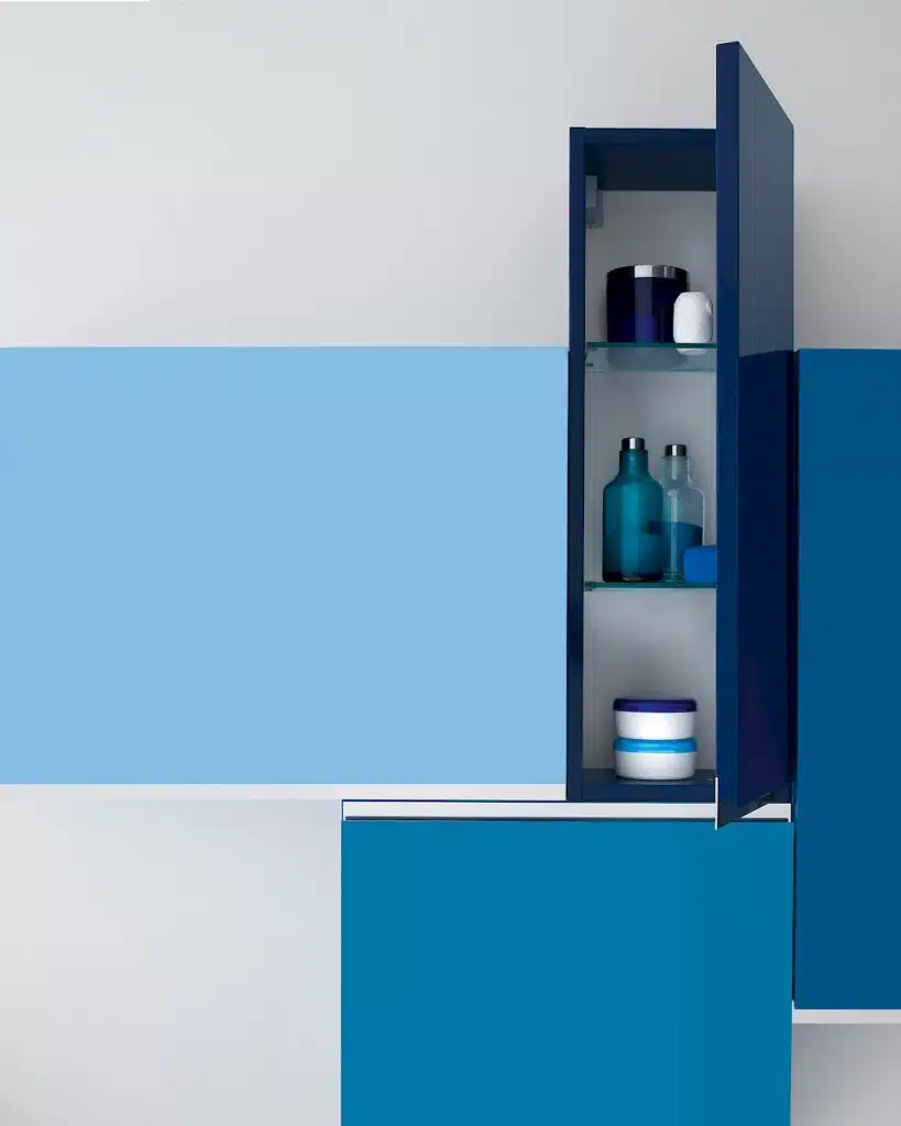 JACANA JA4 - Mobile luxury arredo bagno L.96+50+25+25 cm personalizzabile COMPAB