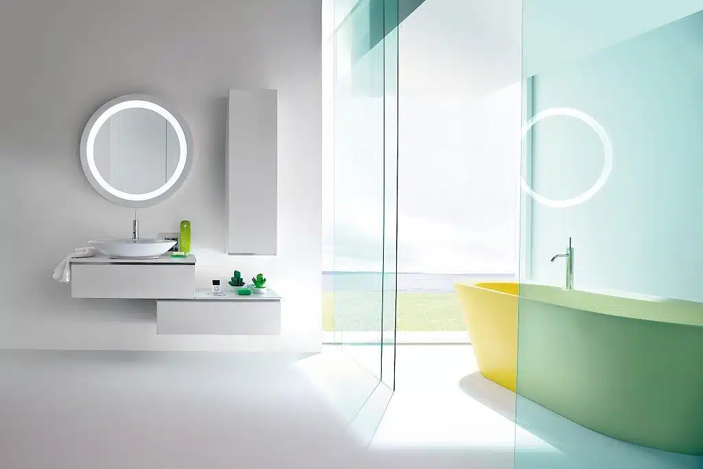 JACANA JA6 - Mobile luxury arredo bagno L.87+85 cm personalizzabile COMPAB
