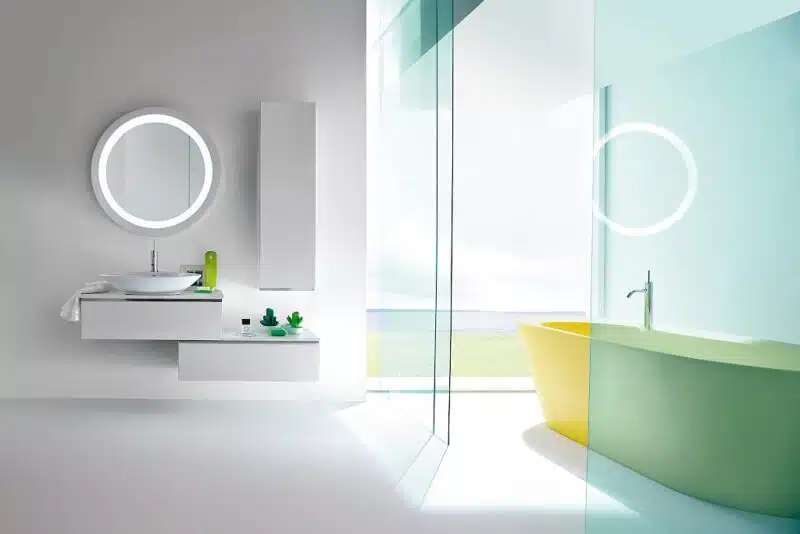 JACANA JA6 - Mobile luxury arredo bagno L.87+85 cm personalizzabile COMPAB