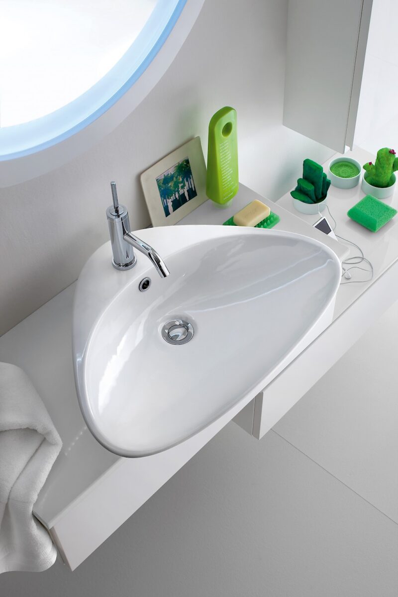 JACANA JA6 - Mobile luxury arredo bagno L.87+85 cm personalizzabile COMPAB