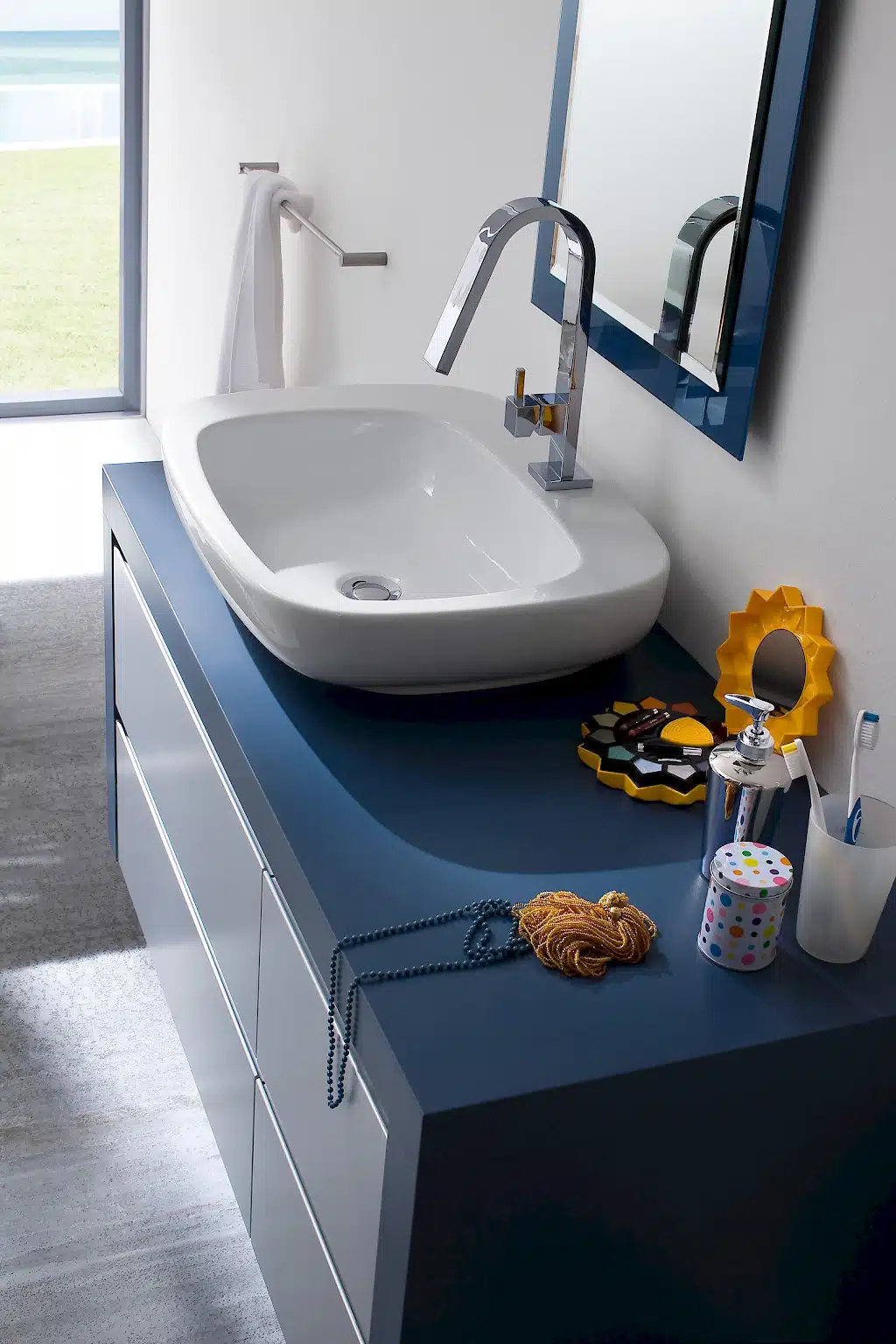 JACANA JA7 - Mobile luxury arredo bagno L.117 cm personalizzabile COMPAB