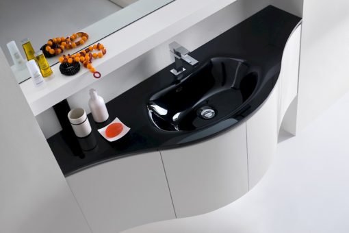 JACANA JA9 - Mobile luxury arredo bagno L.140 cm personalizzabile COMPAB