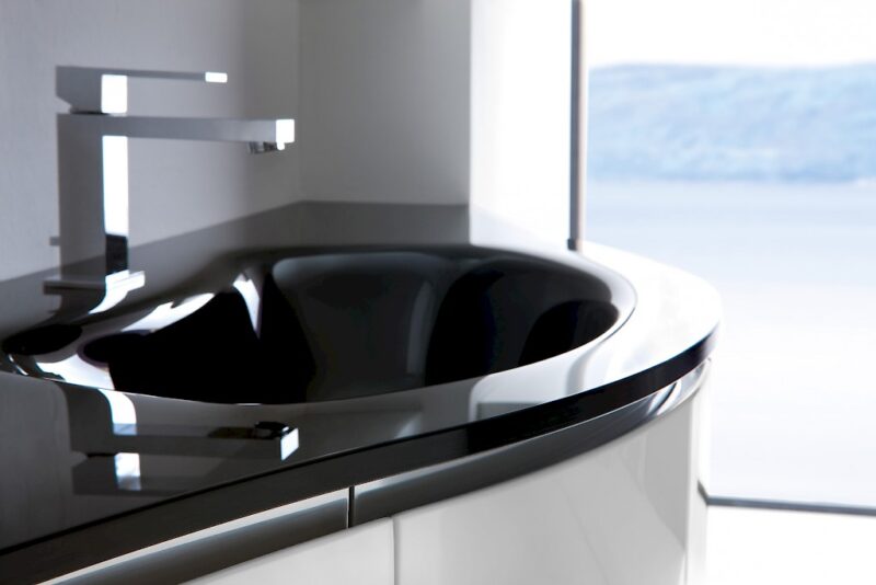JACANA JA9 - Mobile luxury arredo bagno L.140 cm personalizzabile COMPAB