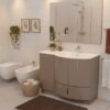 COMPAB CN9 Mobile Bagno Curvo stondato L.106 cm personalizzabile - immagine 2