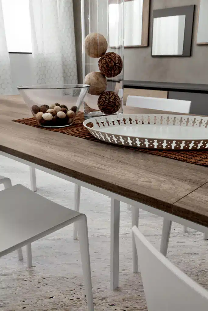 Mario Super - Tavolo allungabile per cucina o soggiorno moderno