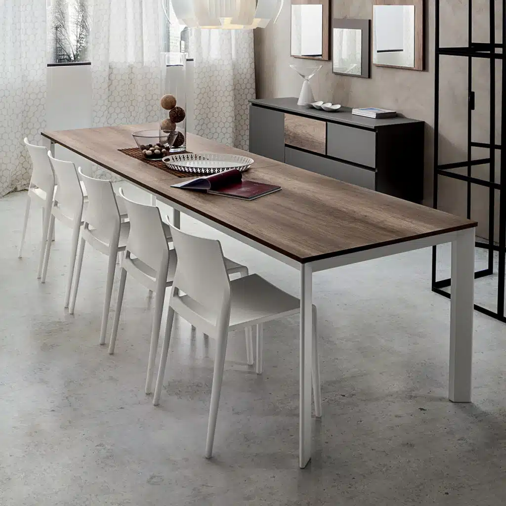 Mario Super - Tavolo allungabile per cucina o soggiorno moderno