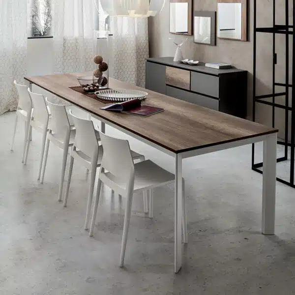 Mario Super - Tavolo allungabile per cucina o soggiorno moderno