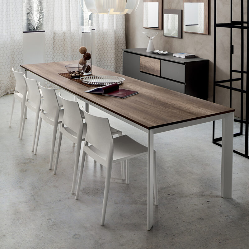 Mario Super - Tavolo allungabile per cucina o soggiorno moderno