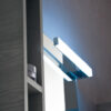 B201 31 - Mobile arredo bagno design sospeso L.140 cm personalizzabile COMPAB