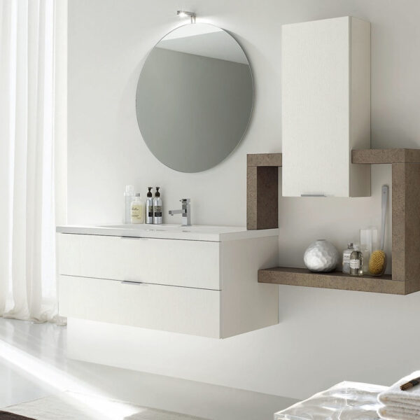 AR-FR07 - Mobile arredo bagno design L.180 cm personalizzabile COMPAB