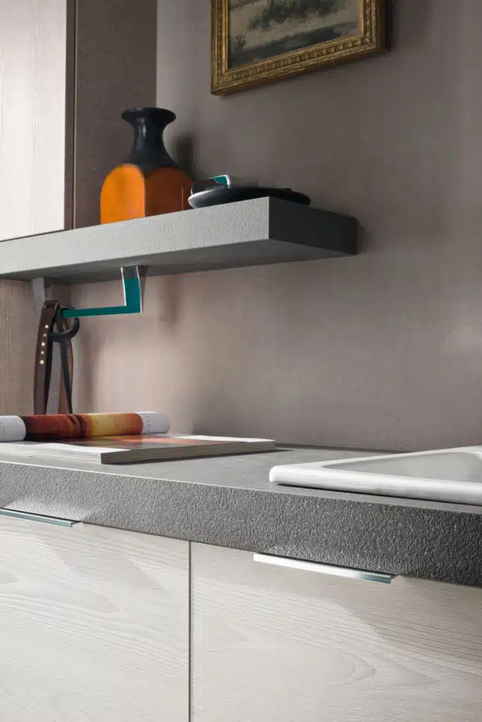 B201 17 - Mobile arredo bagno moderno L.126 cm personalizzabile COMPAB