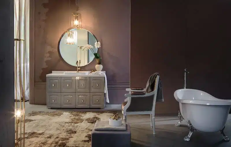 Acanthis AC12 - Mobile luxury arredo bagno L143 x P 51,5 cm personalizzabile COMPAB