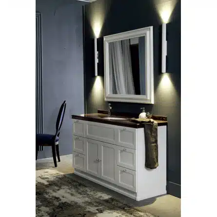 Diamante DM24 - Mobile luxury arredo bagno L 143 x P 51,5 cm personalizzabile COMPAB