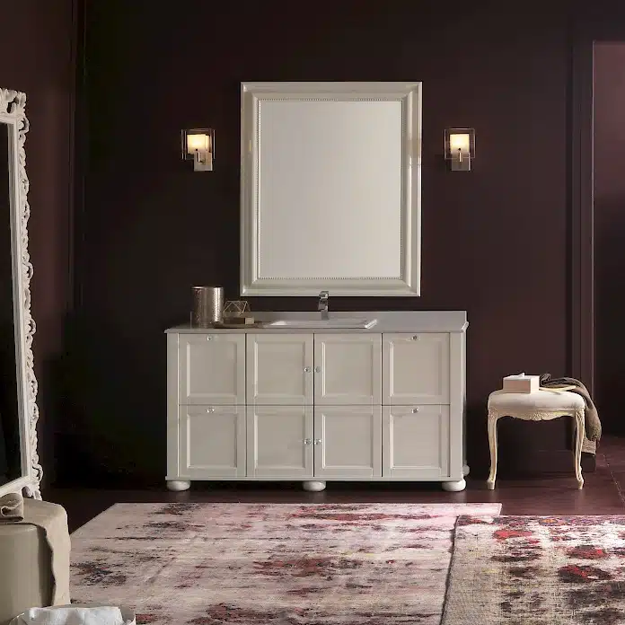 Diamante DM23 - Mobile luxury arredo bagno L 152,4 x P 51,5 cm personalizzabile COMPAB