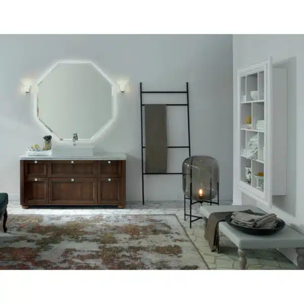 Diamante DM21 - Mobile luxury arredo bagno L 155 x P 51,5 cm personalizzabile COMPAB