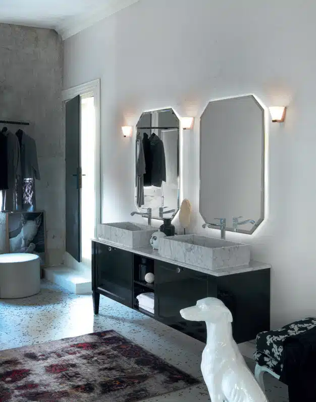 Diamante DM25 - Mobile luxury arredo bagno L 190 x P 51,5 cm personalizzabile COMPAB
