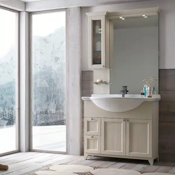 Diamante DM8 - Mobile luxury arredo bagno L 101 x P 52 cm personalizzabile COMPAB