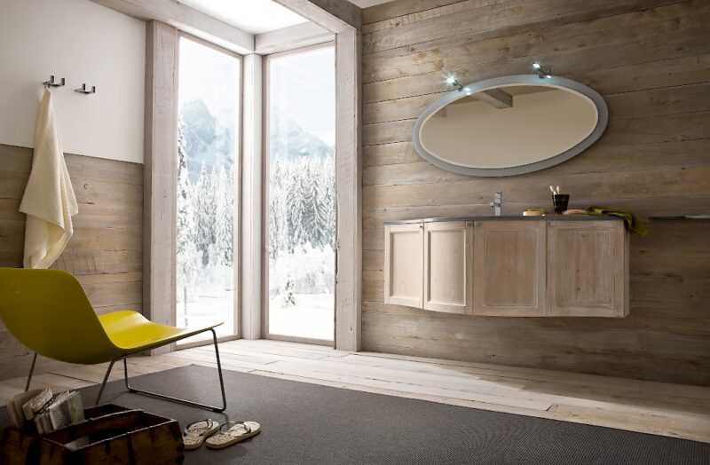 Diamante DM5 - Mobile luxury arredo bagno L 142 x P 21,8/51 cm personalizzabile COMPAB