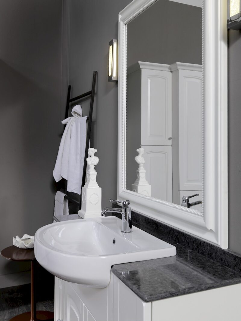 Acanthis AC15b - Mobile luxury arredo bagno L 122 x P 38 cm personalizzabile COMPAB