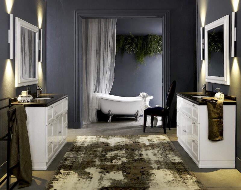 Diamante DM24 - Mobile luxury arredo bagno L 143 x P 51,5 cm personalizzabile COMPAB