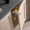 Diamante DM5 - Mobile luxury arredo bagno L 142 x P 21,8/51 cm personalizzabile COMPAB