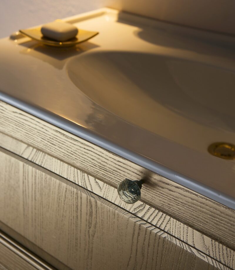 Acanthis AC21 - Mobile luxury arredo bagno L 47+97 x P 38/52 cm personalizzabile COMPAB