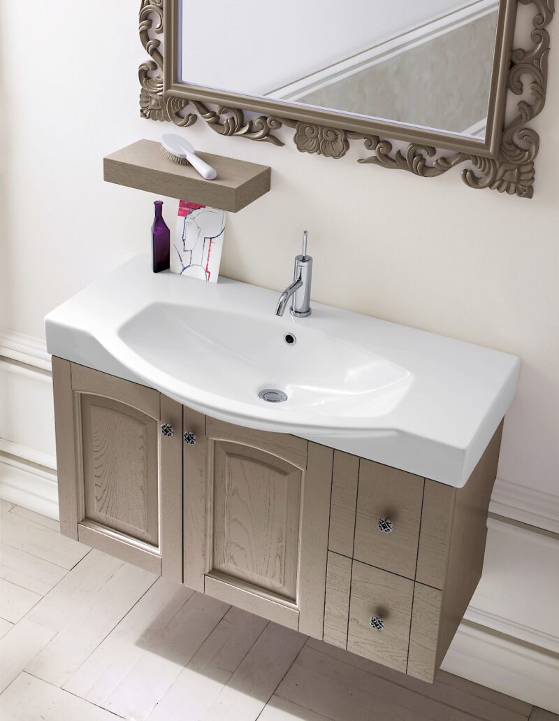 Acanthis AC22 - Mobile luxury arredo bagno L 97+35 x P 49/38 cm personalizzabile COMPAB