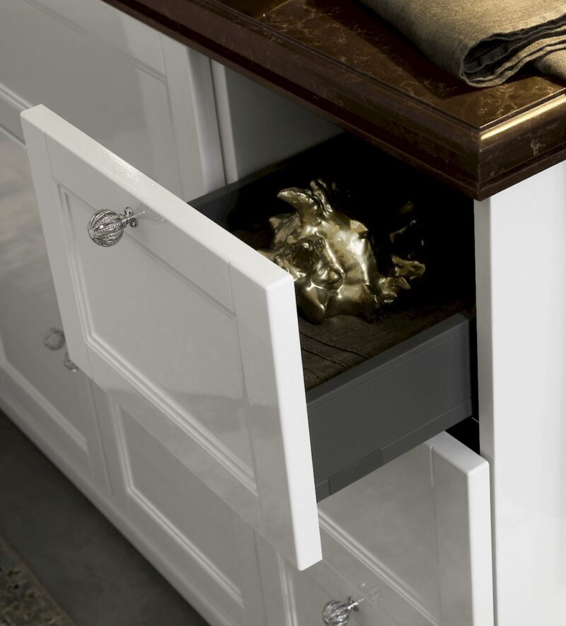 Diamante DM24 - Mobile luxury arredo bagno L 143 x P 51,5 cm personalizzabile COMPAB