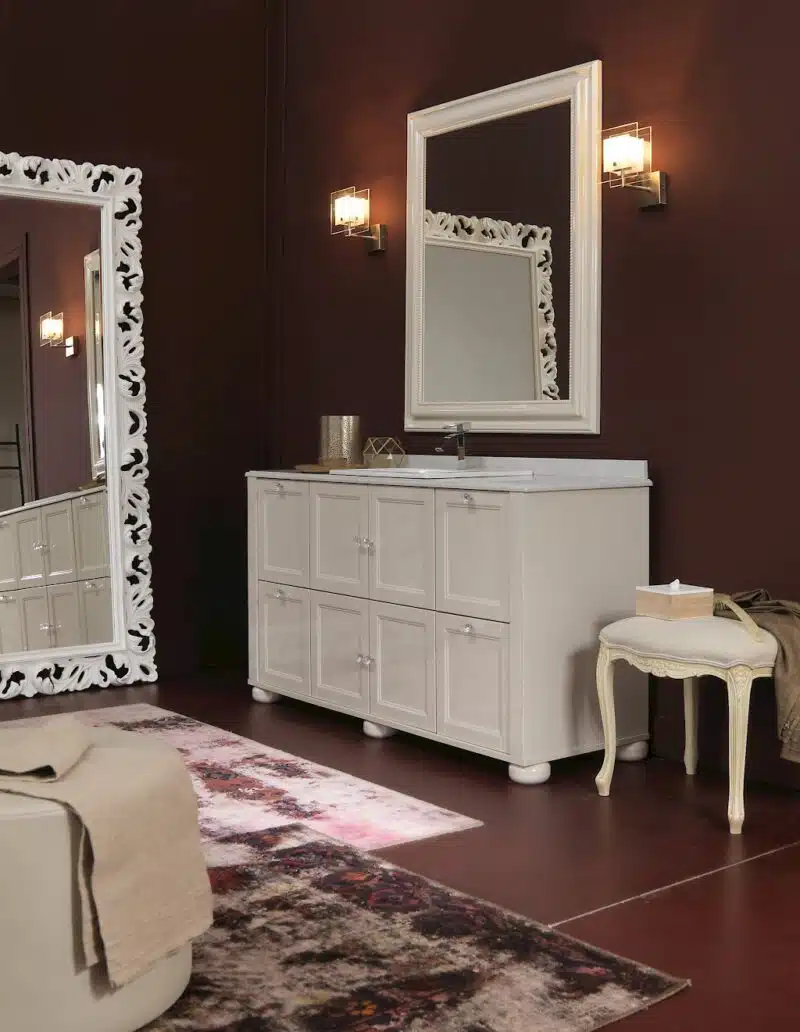 Diamante DM23 - Mobile luxury arredo bagno L 152,4 x P 51,5 cm personalizzabile COMPAB