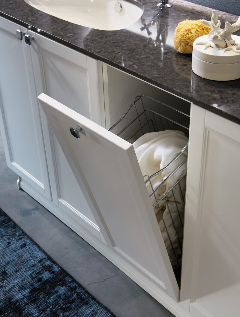 Diamante DM17 - Mobile luxury arredo bagno L 178+105 x P 51,5/26 cm personalizzabile COMPAB