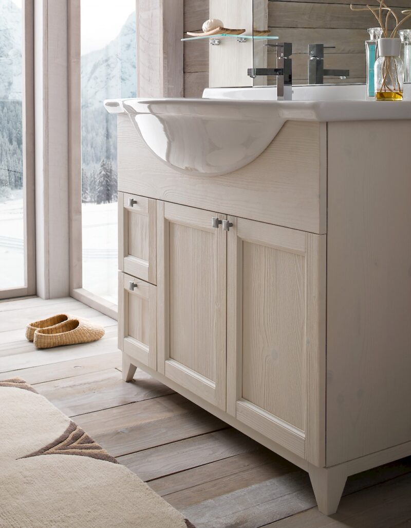 Diamante DM8 - Mobile luxury arredo bagno L 101 x P 52 cm personalizzabile COMPAB