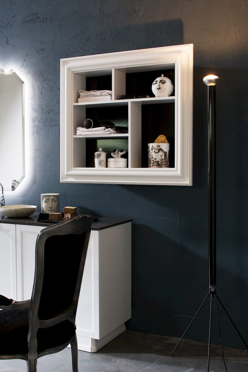 Diamante DM17 - Mobile luxury arredo bagno L 178+105 x P 51,5/26 cm personalizzabile COMPAB