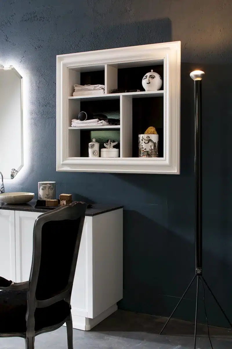 Diamante DM17 - Mobile luxury arredo bagno L 178+105 x P 51,5/26 cm personalizzabile COMPAB