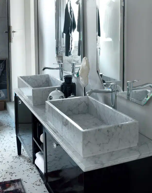 Diamante DM25 - Mobile luxury arredo bagno L 190 x P 51,5 cm personalizzabile COMPAB