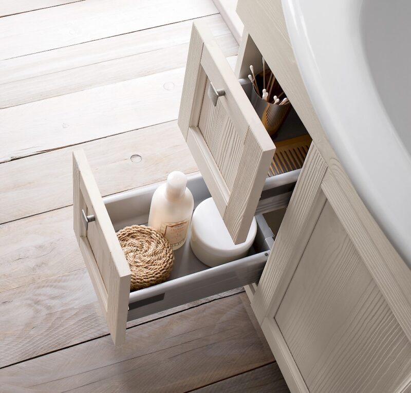 Diamante DM8 - Mobile luxury arredo bagno L 101 x P 52 cm personalizzabile COMPAB