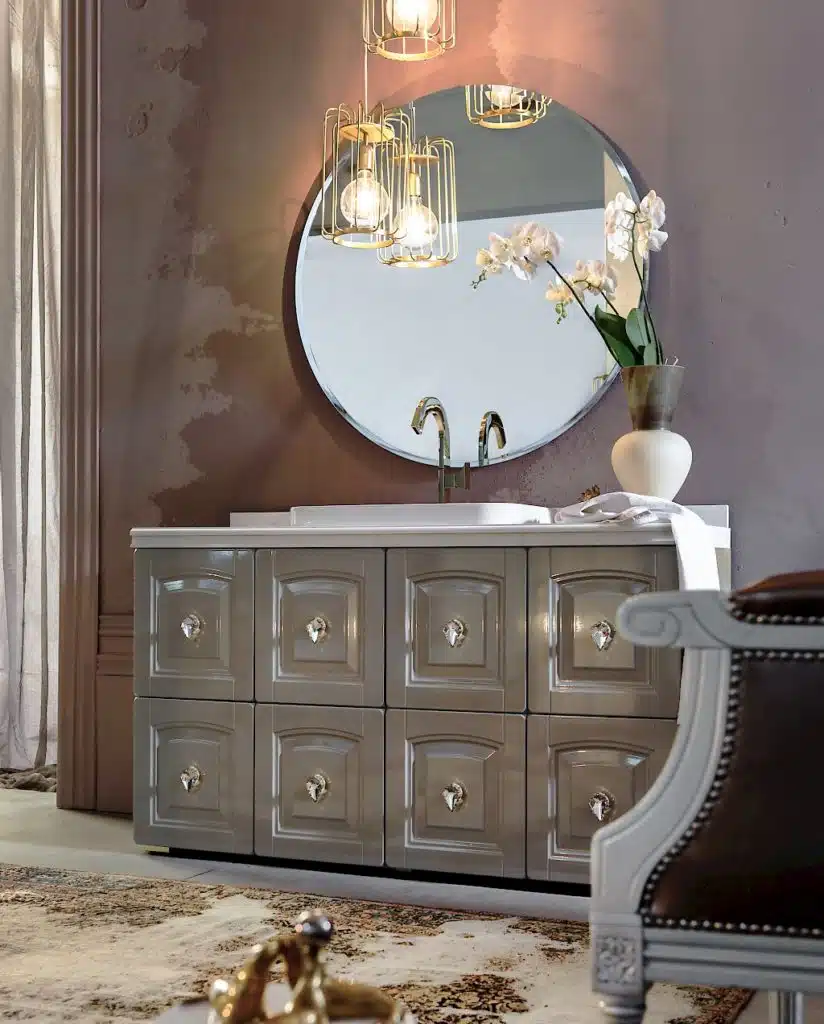Acanthis AC12 - Mobile luxury arredo bagno L143 x P 51,5 cm personalizzabile COMPAB
