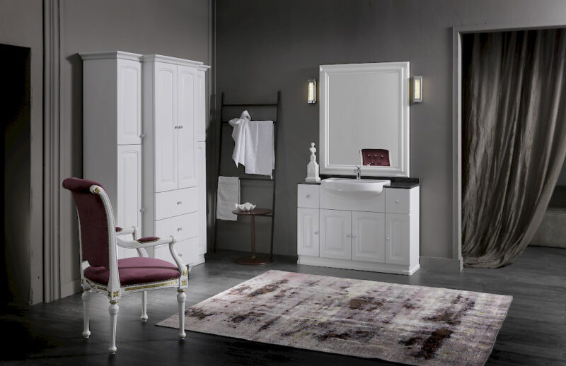 Acanthis AC15 - Mobile luxury arredo bagno L 122 x P 38 cm personalizzabile COMPAB